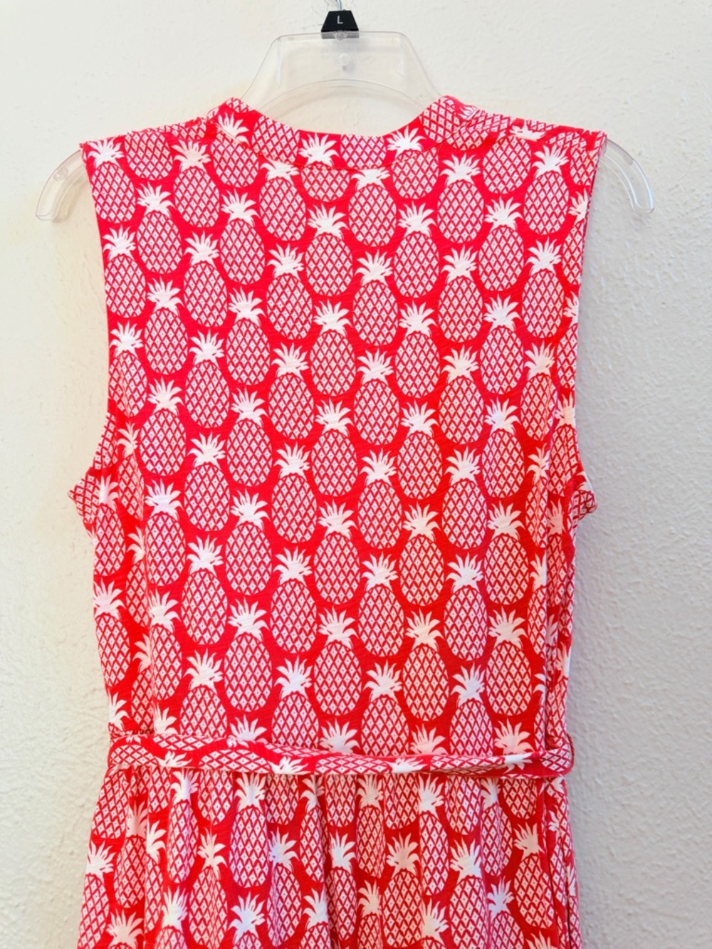 Boden Naomi red white pineapple maxi dress - Picture 7 of 12